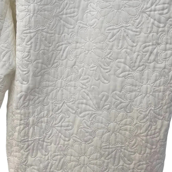 Dolce & Gabanna Womens Floral Embroidered White Cropped Pants Size IT 42 US 6 - Picture 9 of 11